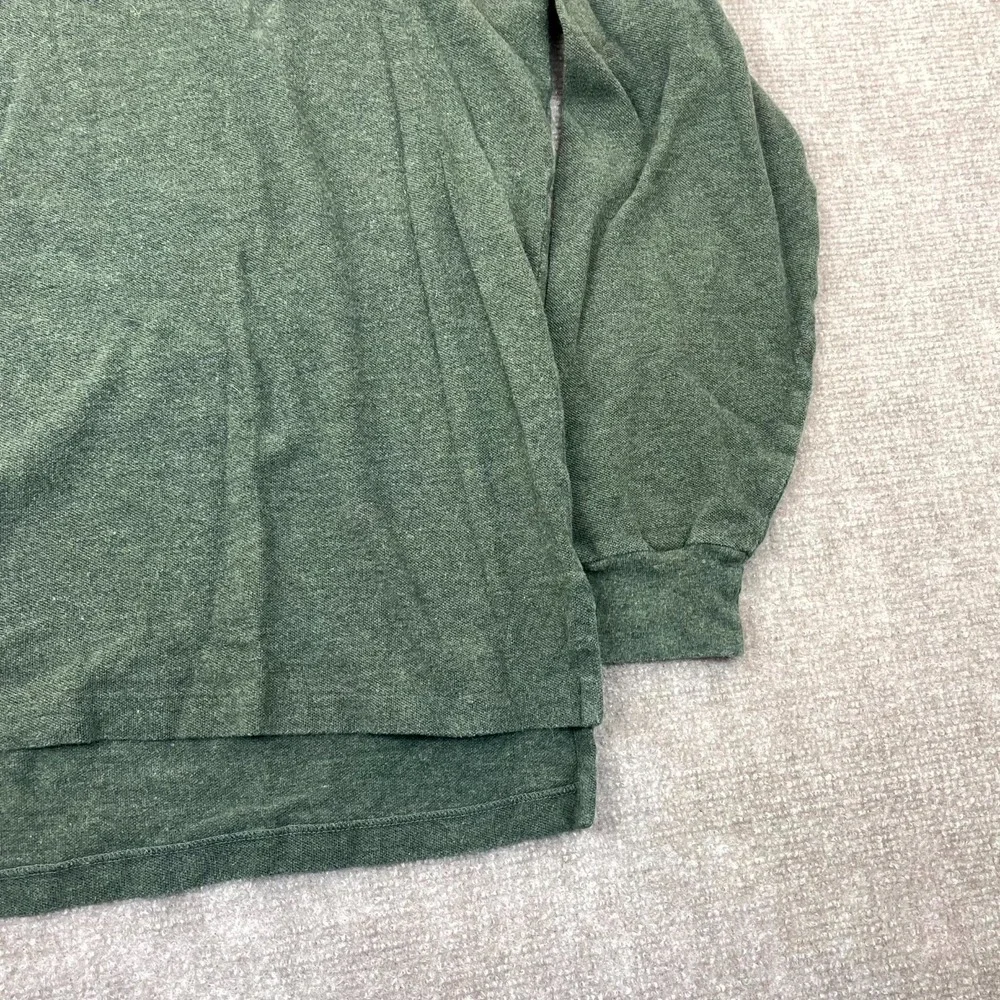 Polo By Ralph Lauren Polo Shirt Men XL Green Performance High Low Slit Pony Logo